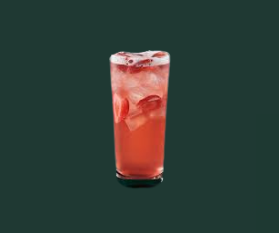 Strawberry Açaí Starbucks Refreshers Beverage